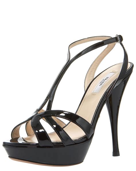 strappy platform sandal prada|prada platform sandals.